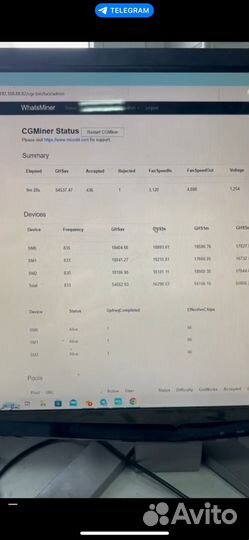 Asic whatsminer m21s асик