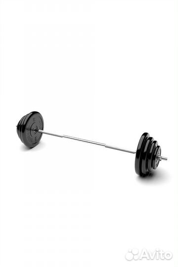 Штанга обрезиненная MB Barbell Atlet 110кг