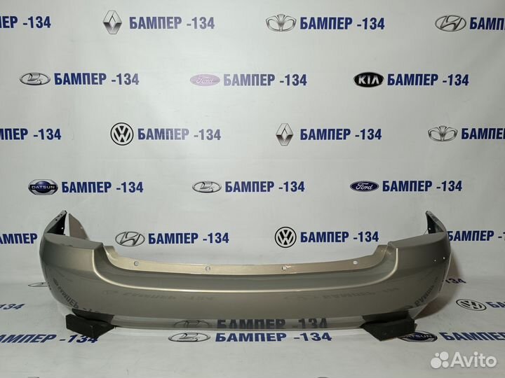 Задний бампер лада калина 1 седан серо-бежевый