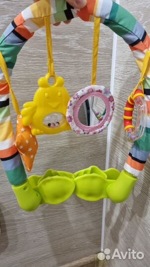 Дуга растяжка на коляску кроватку, погремушки