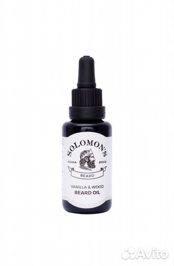 Solomon's. Масло для бороды Ваниль и дерево
