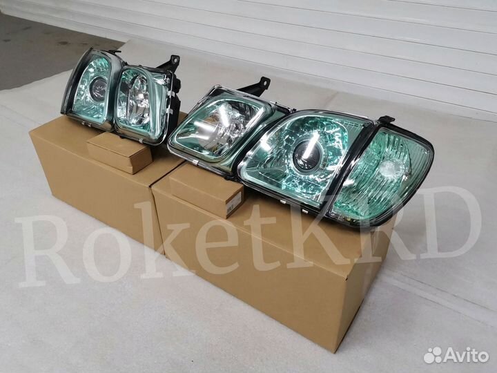 Фары + габариты Lexus LX 470 под ксенон