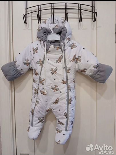 Зимний комплект для новорожденного Пушинка