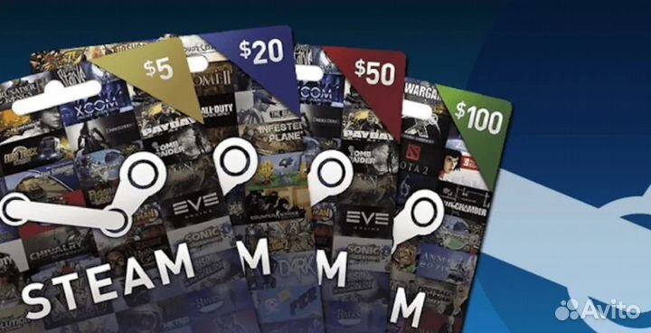 Стим пополнение