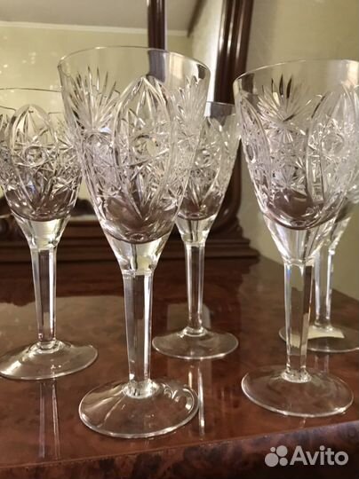 Фужеры хрустальные СССР