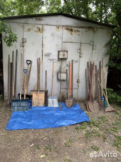 Садовый инструмент СССР Лопата, Метла, Ледоруб