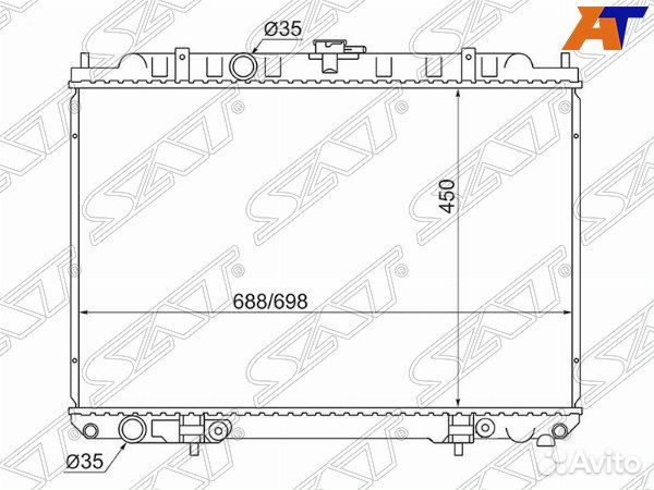 Радиатор nissan prairie