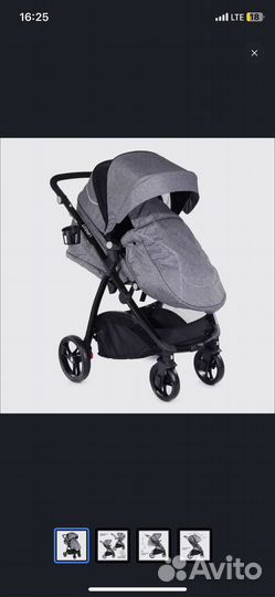 Прогулочная коляска новая