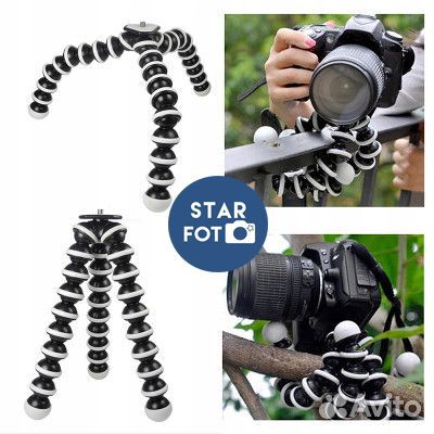 Гибкий штатив octo L типа Gorillapod 25см