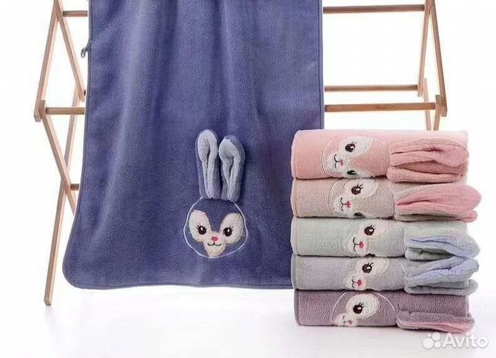 Полотенце 70*140 для детей микрофибра
