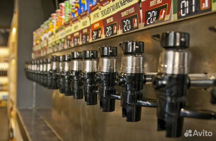 Продуктовый магазин с отделом разливных пенных нап