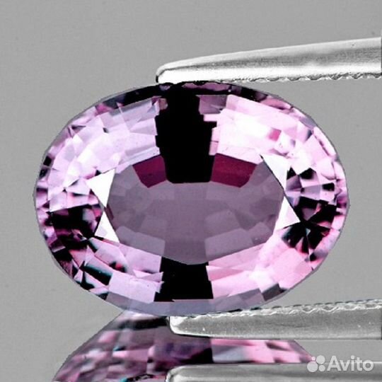 Кунцит натуральный 7,22Ct 14х10мм VVS овал