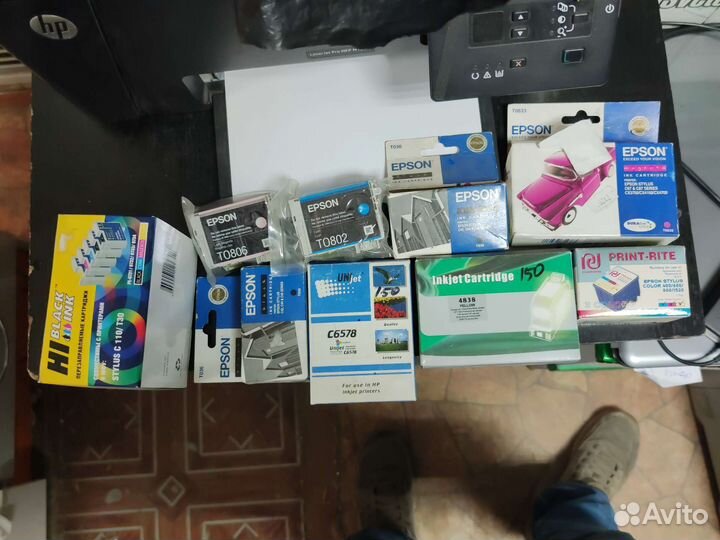 Старые картриджи много разных