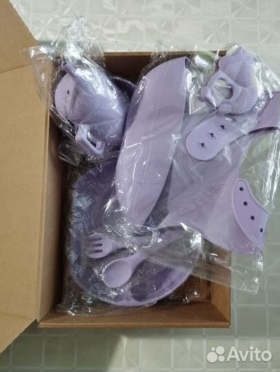 Детская силиконовая посуда