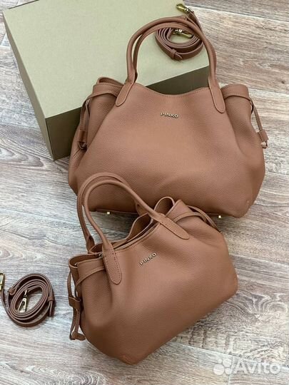 Сумка pinko lux кожа два размера