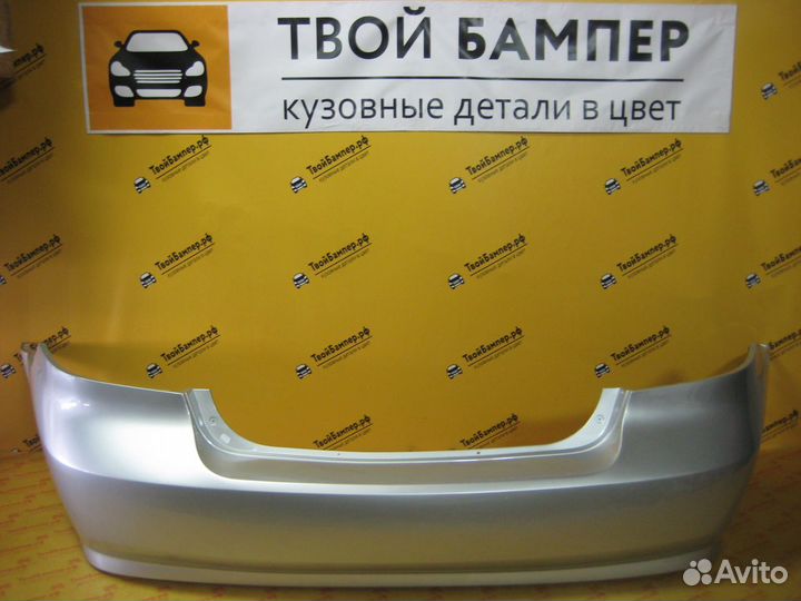 Бампер задний Chevrolet aveo T-250 серебристый