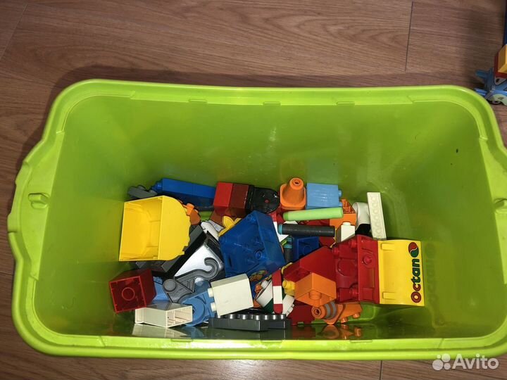 Lego duplo конструктор + железная дорога/поезд