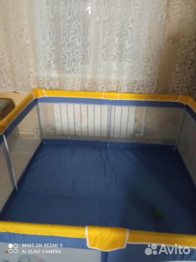 Манеж детский напольный 150x150x66