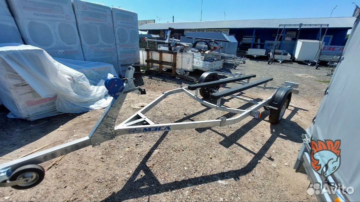 Прицеп 1Е.101 для перевозки лодки. Доставляем