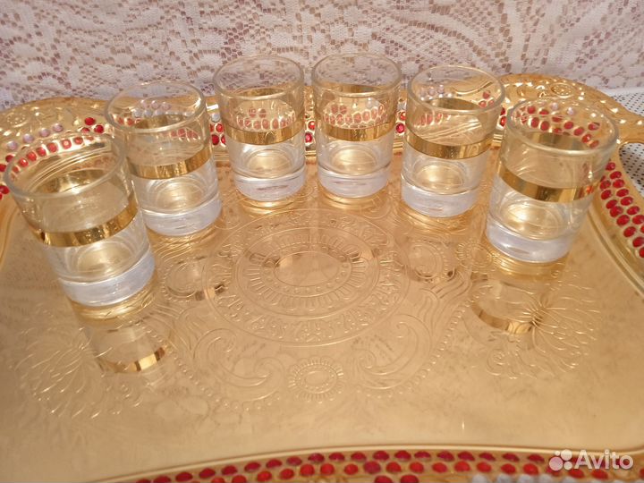 Стопки хрустальные,стеклянные СССР, (торг)