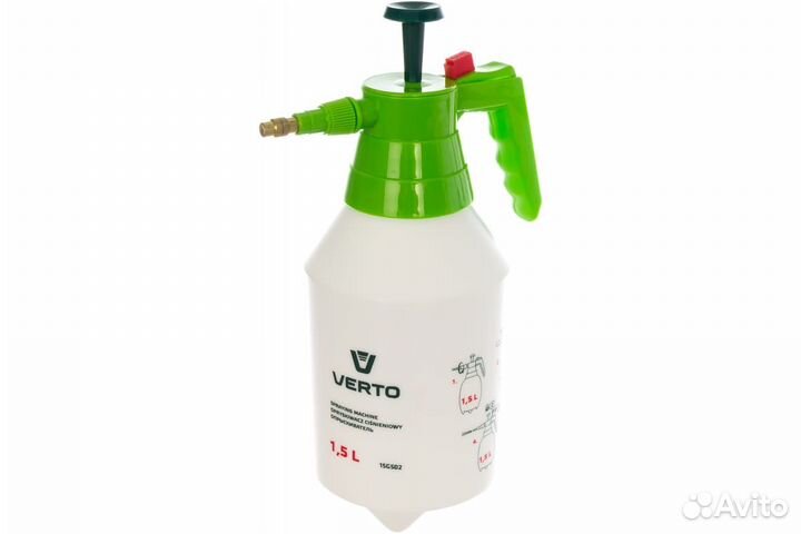 Помповый опрыскиватель verto 1.5л