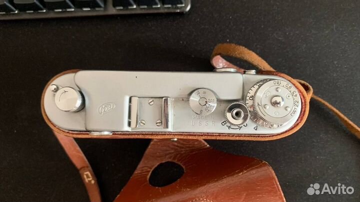Фотоаппарат СССР фэд 2 с кожанным чехлом