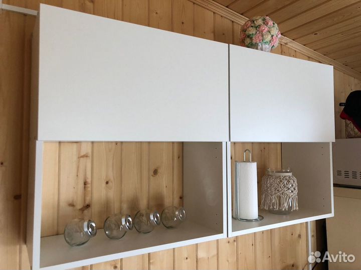 Шкаф навесной Бэлла 60x67.6x29 см лдсп цвет белый