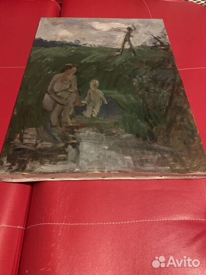 Картина Соцреализм Иванова Т.Е 1938 г р 55х40