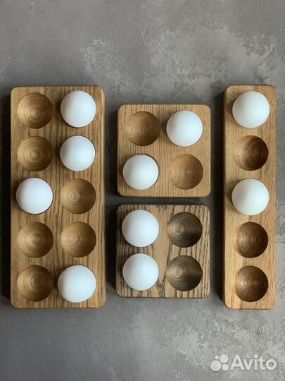 Деревянная подставка для яиц