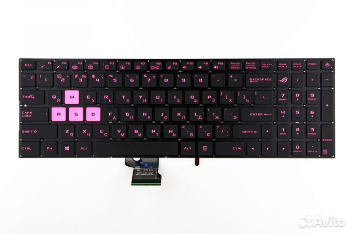 Клавиатура для Asus GL502VM GL702 с фиолетовой по