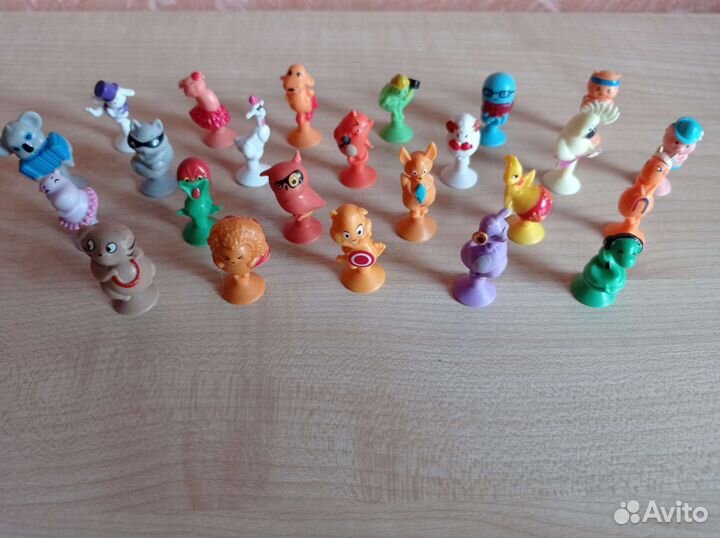 Прилипалы штучно, из разных серий