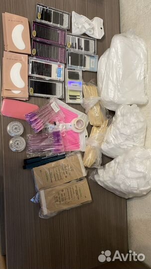 Наращивание ресниц, набор расходные материалы