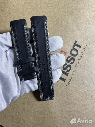 Кожаный ремешок для часов tissot T-touch solar