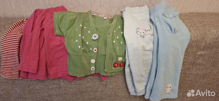 Детские вещи для девочки 80-86