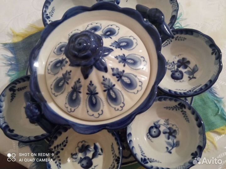 Гжель пасхальный набор из коллекции