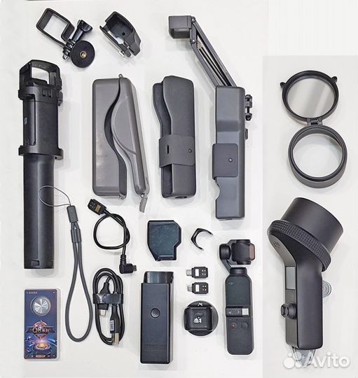 Dji osmo pocket + аксессуары 20шт. Опт стаб камера