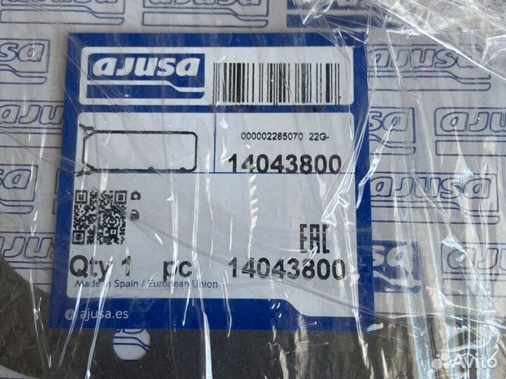 Прокладка поддона картера