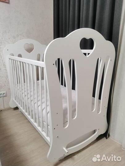 Детская кроватка + Ортопедический матрас