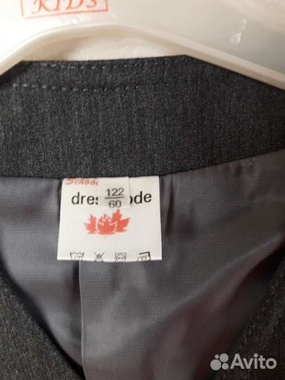 Жилетка для девочки школьная 122