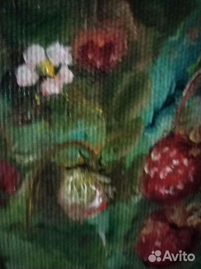 Картина маслом(Сделаем50процСкид)хол,Спаниель45х60