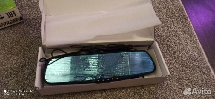 Видеорегистратор зеркало с камерой заднего вида