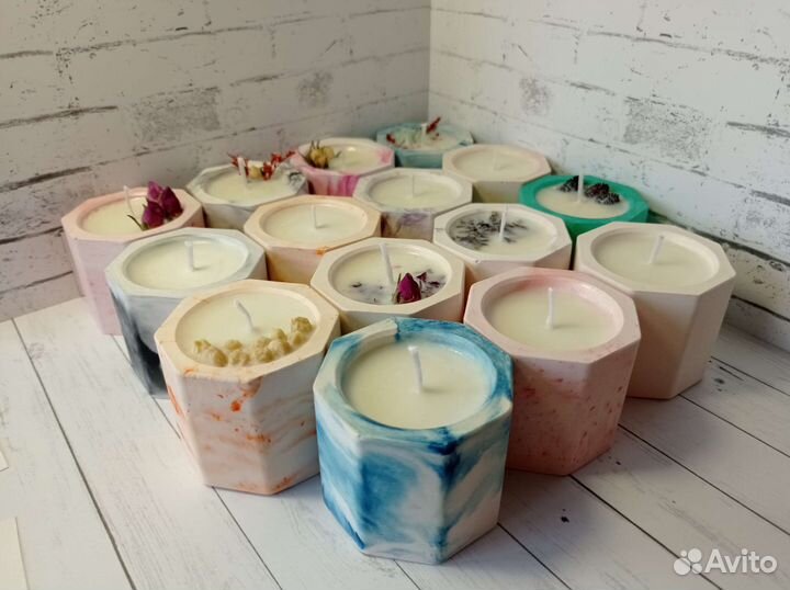 Ароматические свечи ручной работы