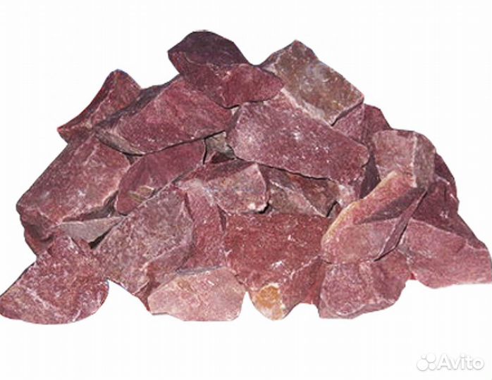 Кварцит малиновый для бани (в наличии)