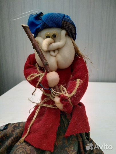 Интерьерная кукла. Баба Яга