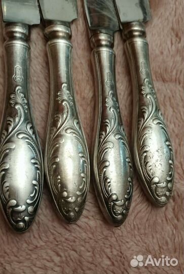 Ножи столовые мельхиор СССР