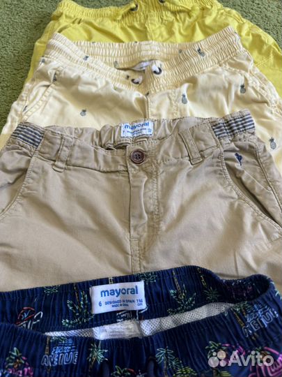 Шорты на мальчика 6-9лет. Вещи пакетом