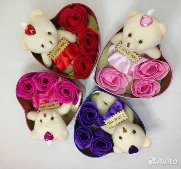 Мыльные розы. Подарочный набор