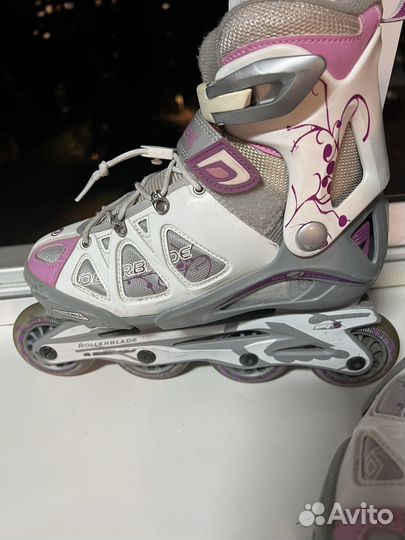 Ролики раздвижные roces р 32-37 состояние отличное