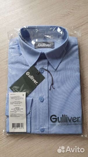 Рубашка Gulliver рост 140 и 146 для мальчика