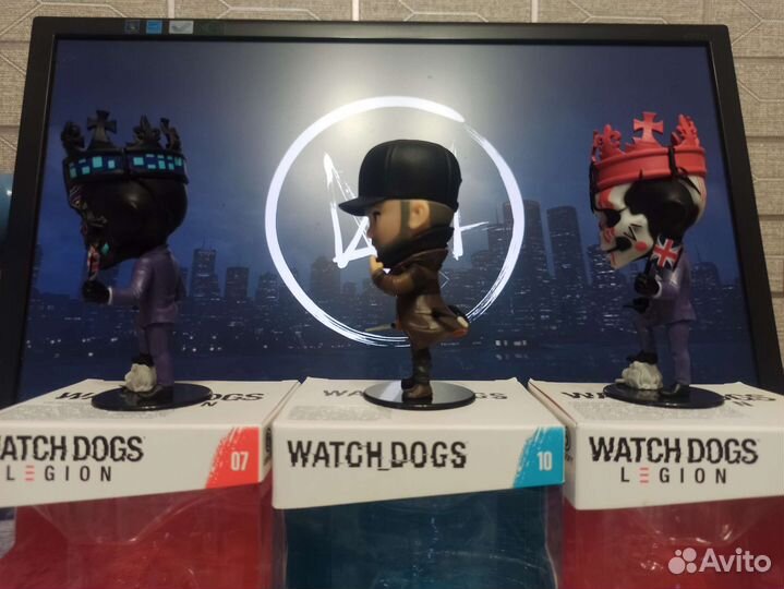 Фигурки Watch Dogs Chibi из серии Ubisoft Heroes